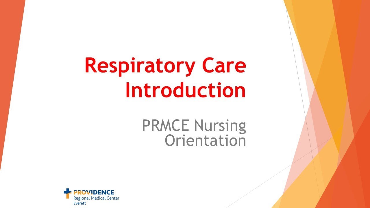 GNO Intro to Respiratory Therapy   Scott MacConnell