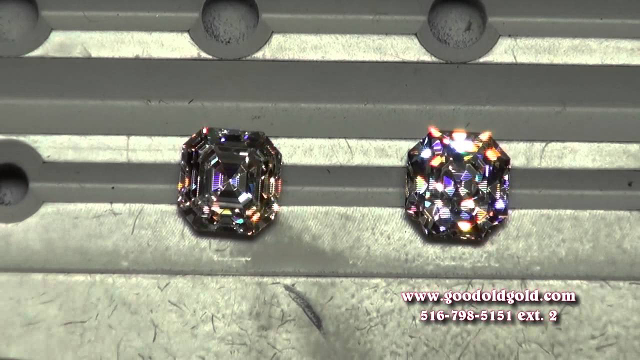 Octavia Asscher и GOG Hand Selected Asscher: 2,38 карата G VS2 и 2,26 карата F VVS2