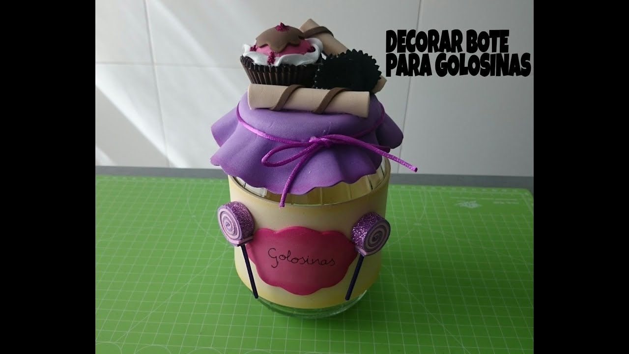 DIY: TARRO de CRISTAL para GOLOSINAS | COSITAS DE RO
