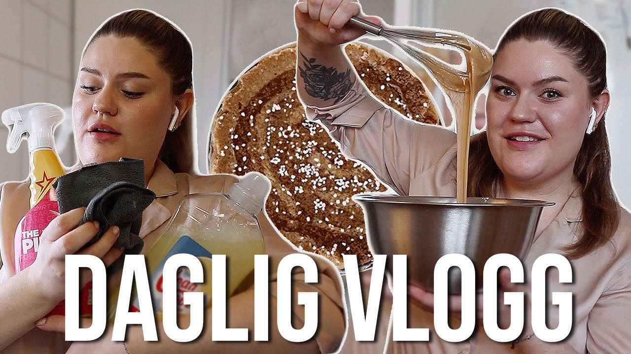 HANDLAR MAT STÄDAR & BAKAR VLOGG