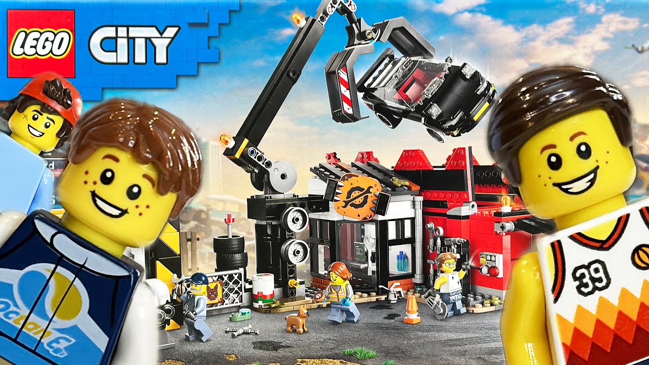 LEGO City Scrapyard 60472 Featuring The Brick Twins!