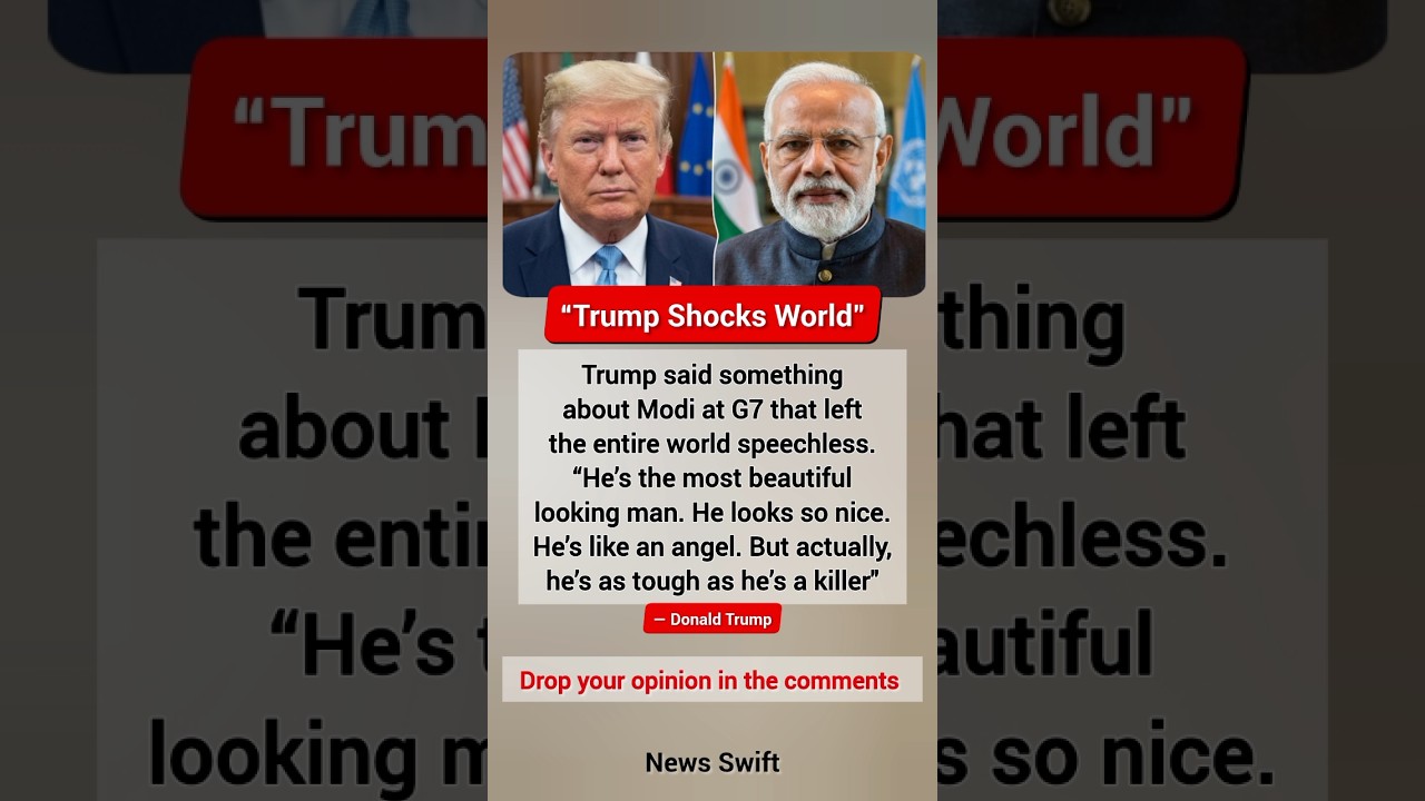 Trump vs MODI? G7's Most UNEXPECTED Moment