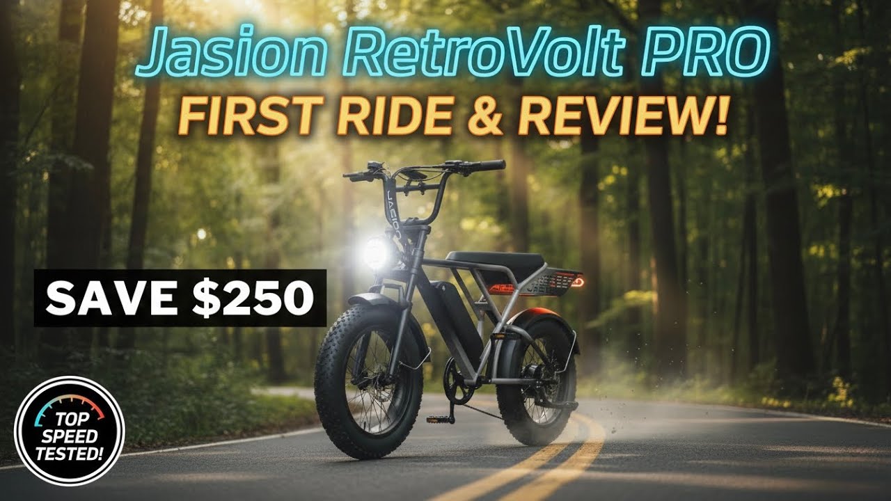 Jasion RetroVolt Pro: революция в мире электровелосипедов, которую мы так долго ждали.