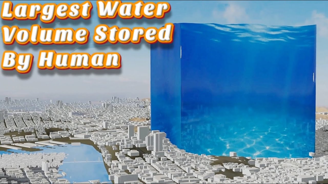 Largest Manmade Water Storage Structures and Their Water Volume Comparison.