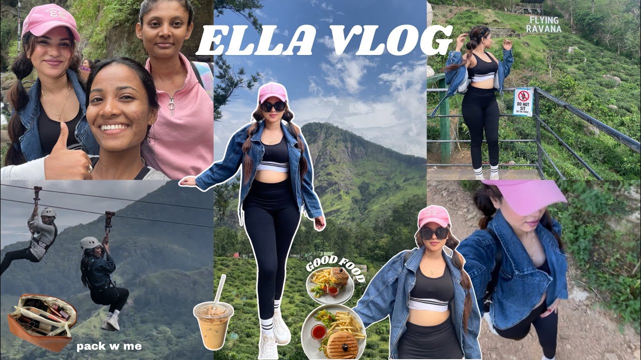 First girls trip to ELLA! මේකනම් යන්නම ඕන ගමනක්🥰 යාලුවෝ එක්ක දවස් 3ක් | ලංකාවේ ලස්සනම train ride එක