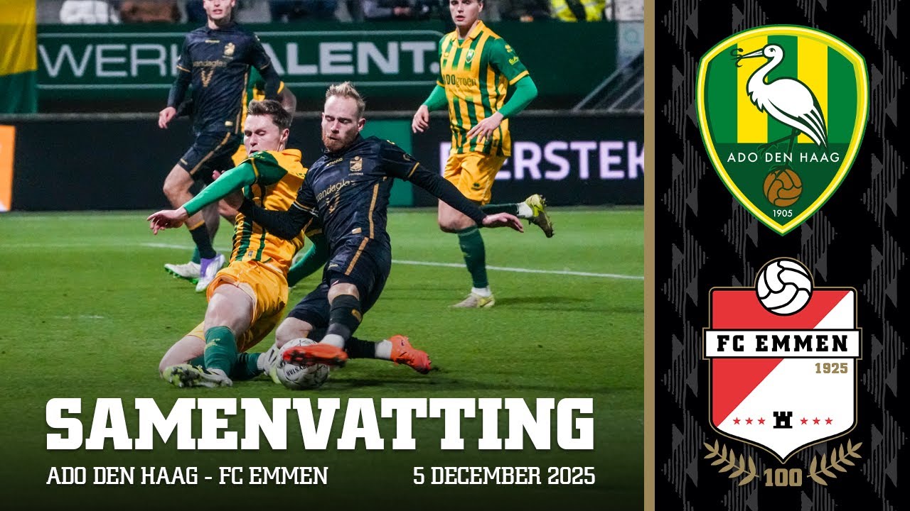 Samenvatting | ADO Den Haag - FC Emmen