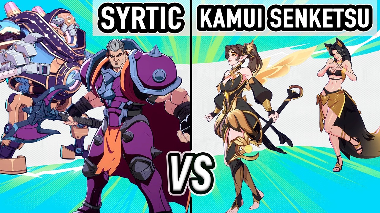 2XKO ▰ Syrtic (Darius / Blitzcrank) vs Kamui senketsu (Lux / Ahri) ▰ High Level Gameplay