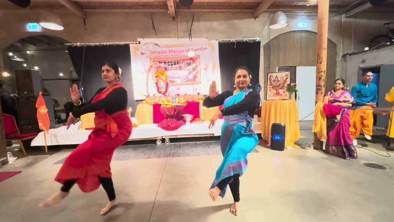 Sanatan Mandir of Sweden , Helsingborg, Shivaratri Dance’26- Chandra chooda by Remya & Akila (Oruma)