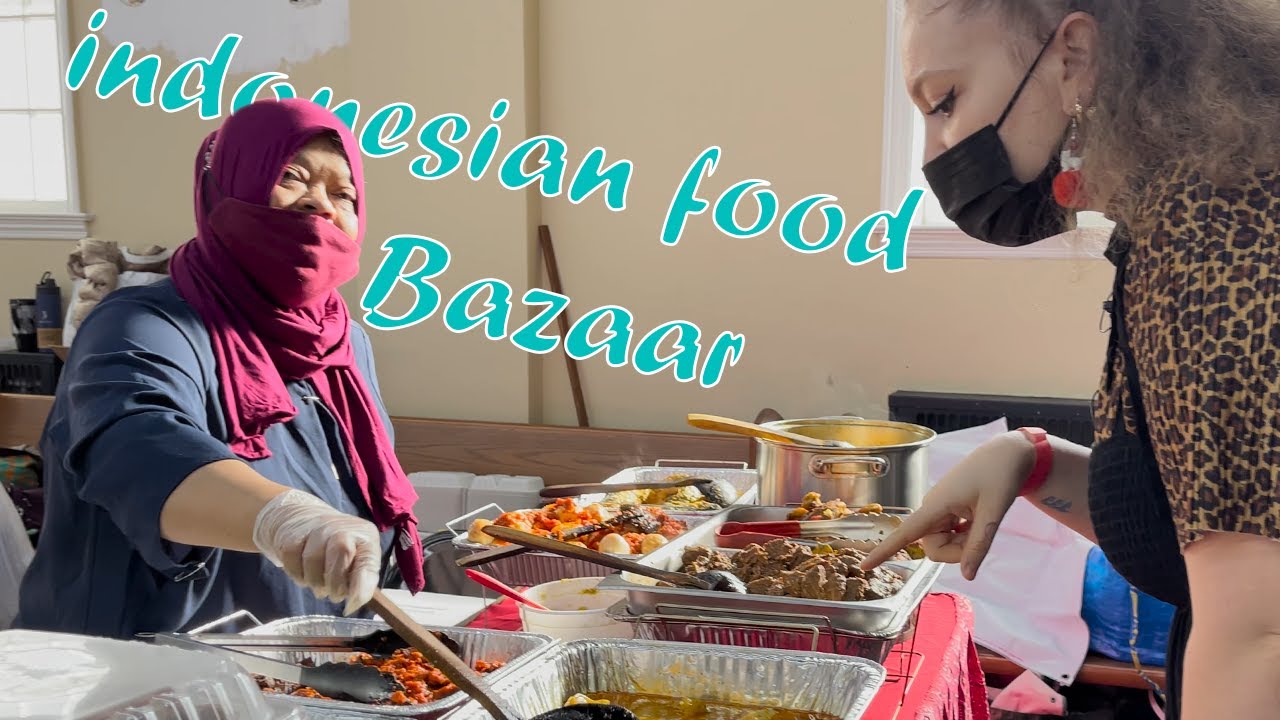 INDONESIAN FOOD MARKET 🇮🇩 MUST SEE! | Inside Look at the NY Indonesian Food Bazaar!