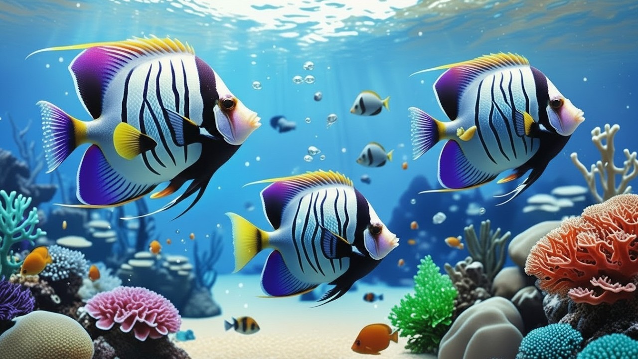 🔴 LIVE Aquarium 4K 🌊 Calm Jellyfish & Coral Reef Ambience