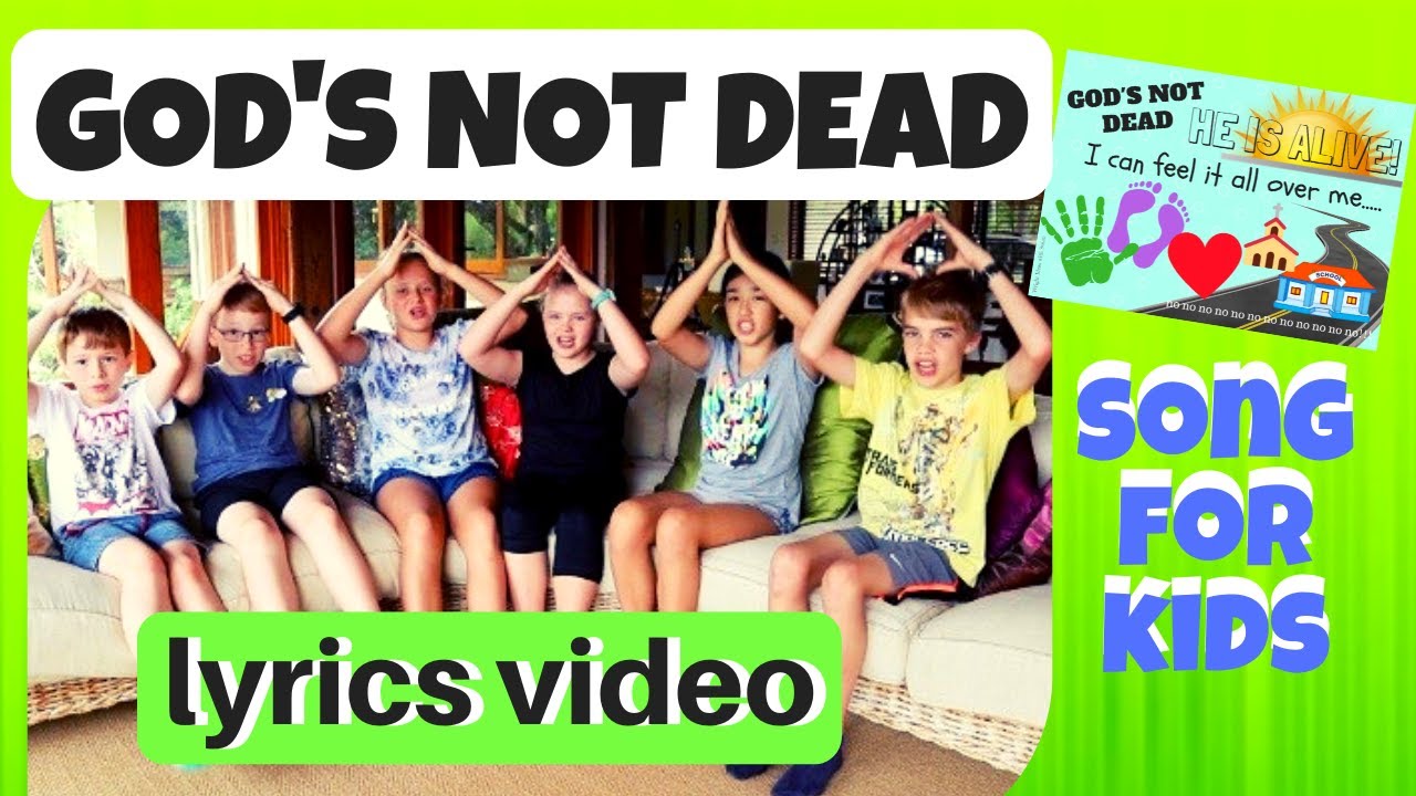 GOD'S NOT DEAD: Song for Kids (EASTER) lyrics video