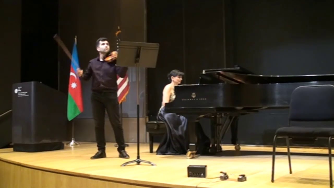 F Amirov   Mugham poema Azer Damirov violin, Nargiz Aliyarova piano