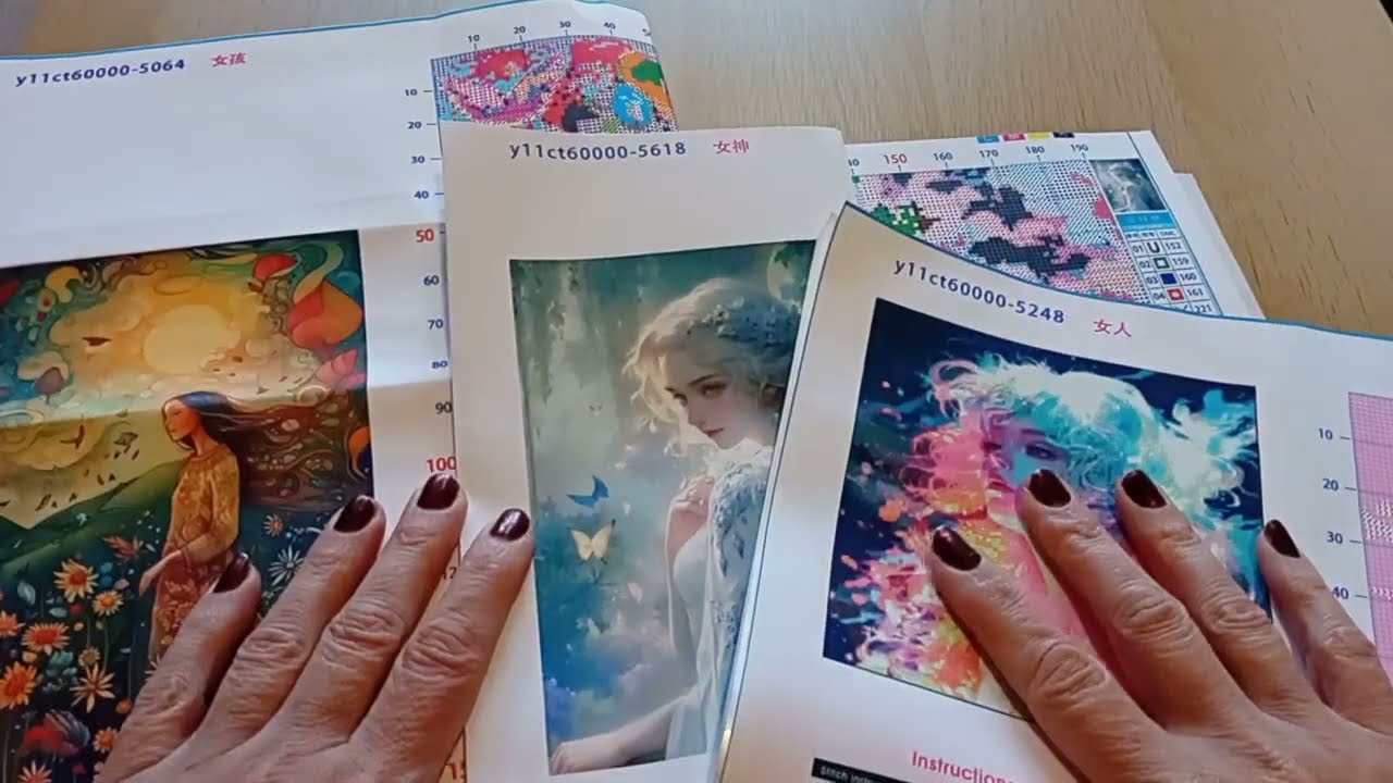 Présentation de toiles  #pointdecroix #crossstitch que j ai acheté sur la boutique #fgoby