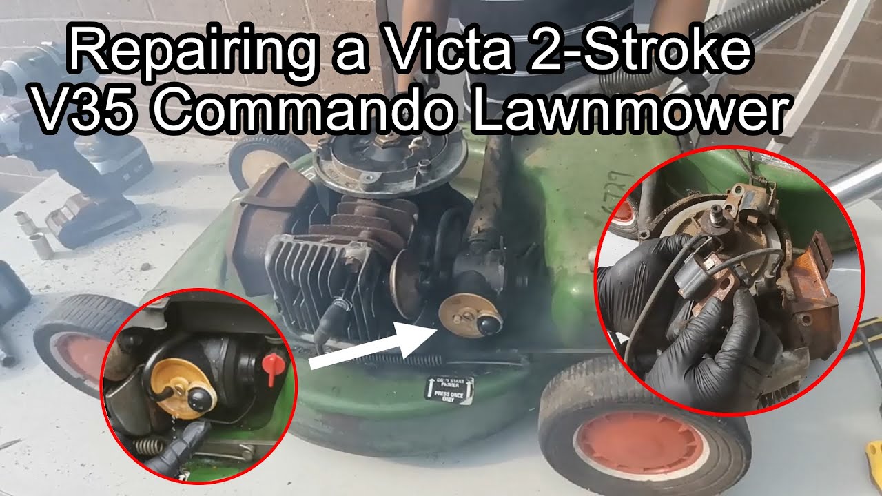 VTECH 21 - Repairing Victa V35 Commando 2-Stroke Lawnmower