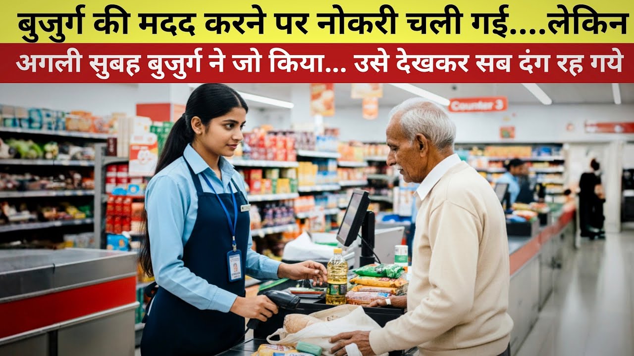बुजुर्ग की मदद करने पर नोकरी चली गयी...लेकिन अगली सुबह जो हुआ उसे देखकर सब हैरान रह गये
