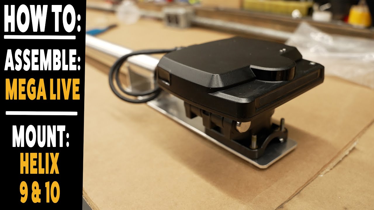 Инструкция: сборка и крепление Humminbird Mega Live Helix 9 и 10