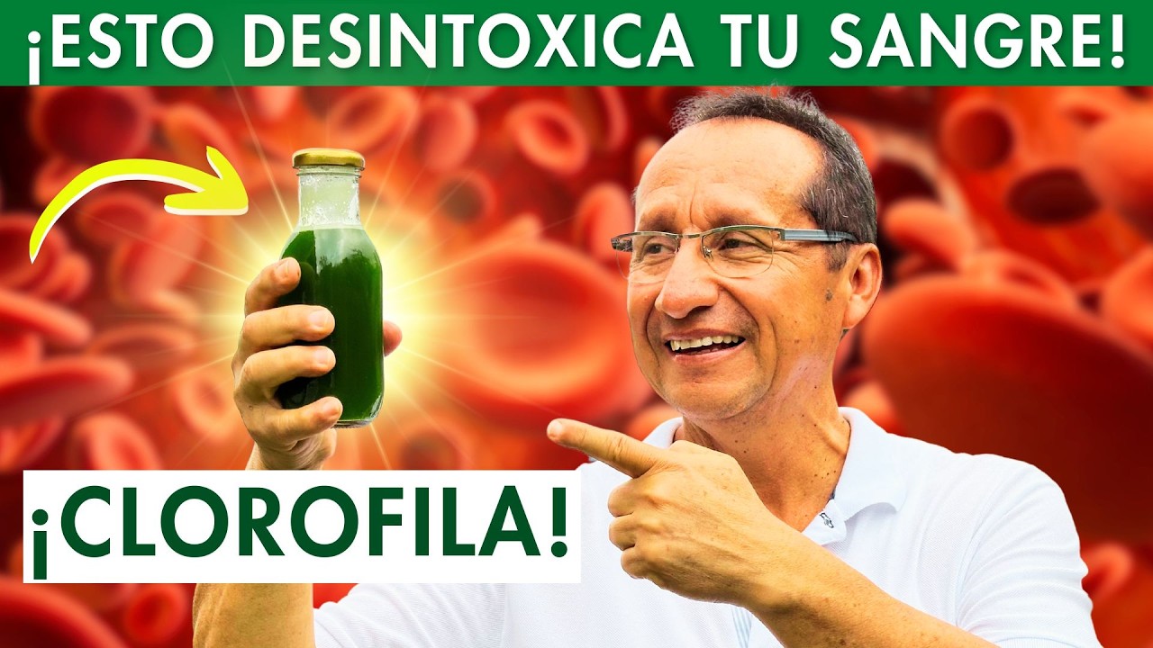 ¡Prepara CLOROFILA En Casa Para DESINTOXICAR y LIMPIAR Tu Sangre!