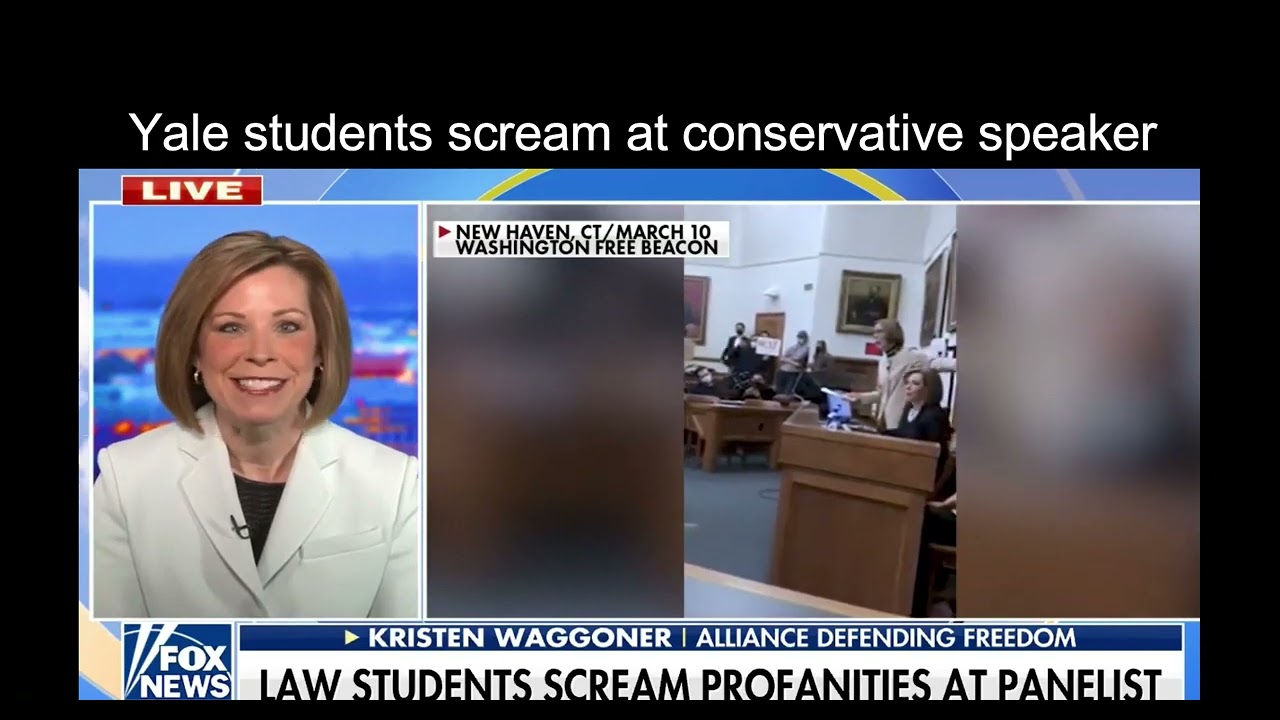 WATCH: Yale law students scream at conservative speaker