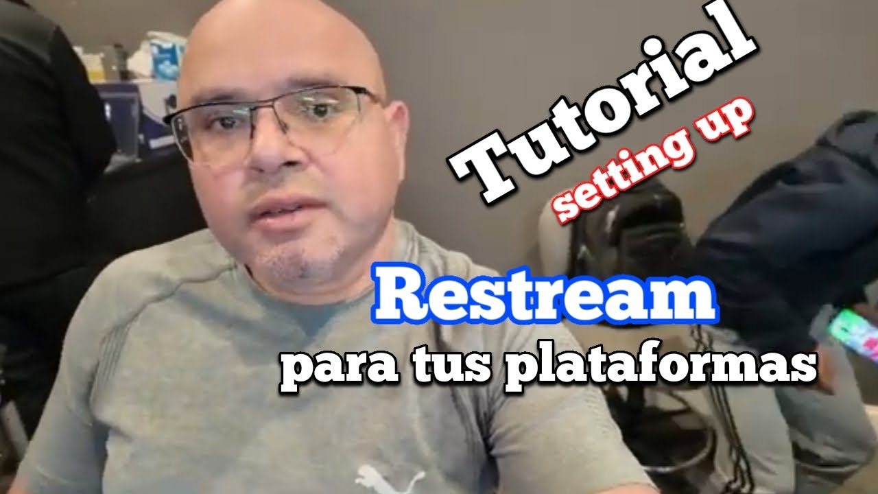 Tutorial para para prepara tu livestrean usando  Restream