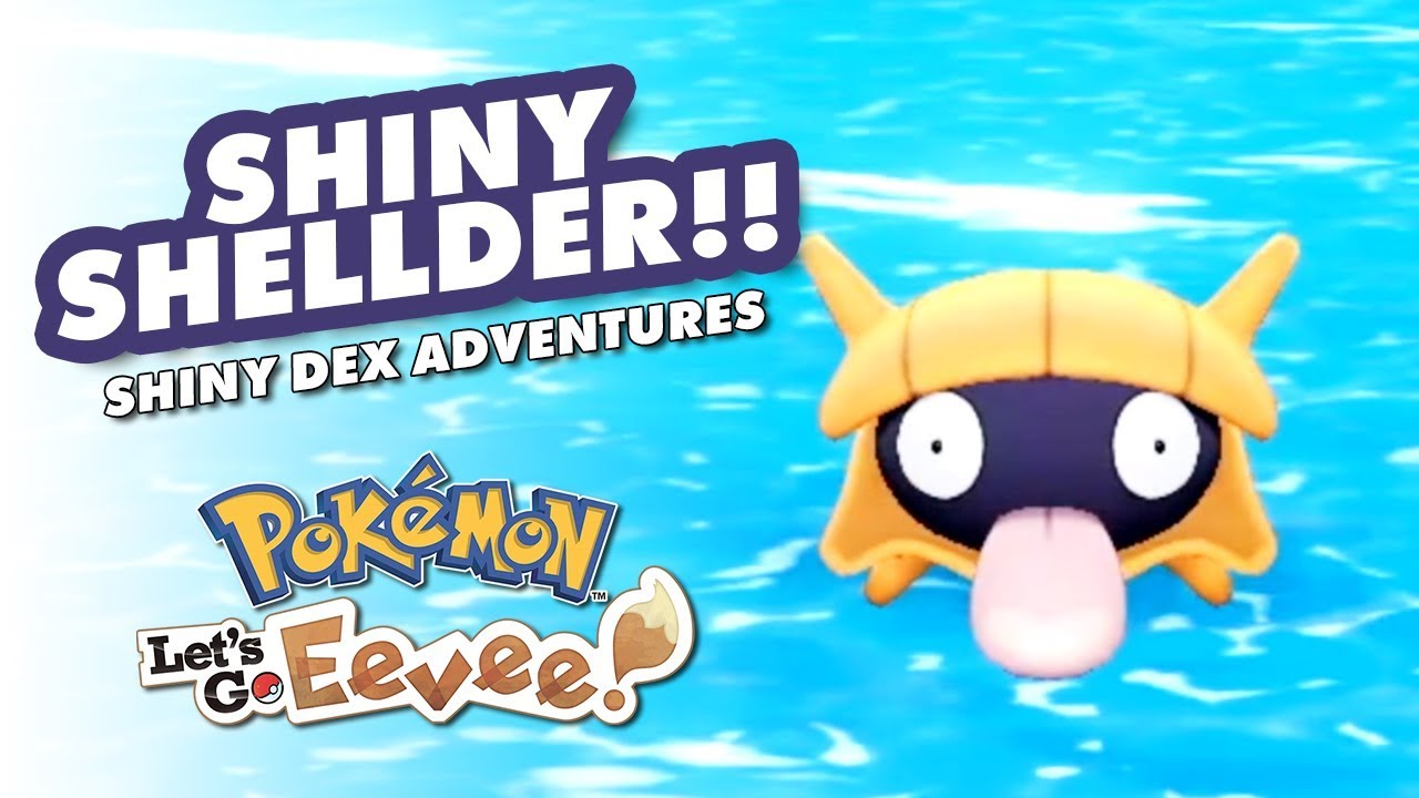 SHINY SHELLDER!! - Shiny Dex Adventures [Pokemon Let's Go! Eevee]