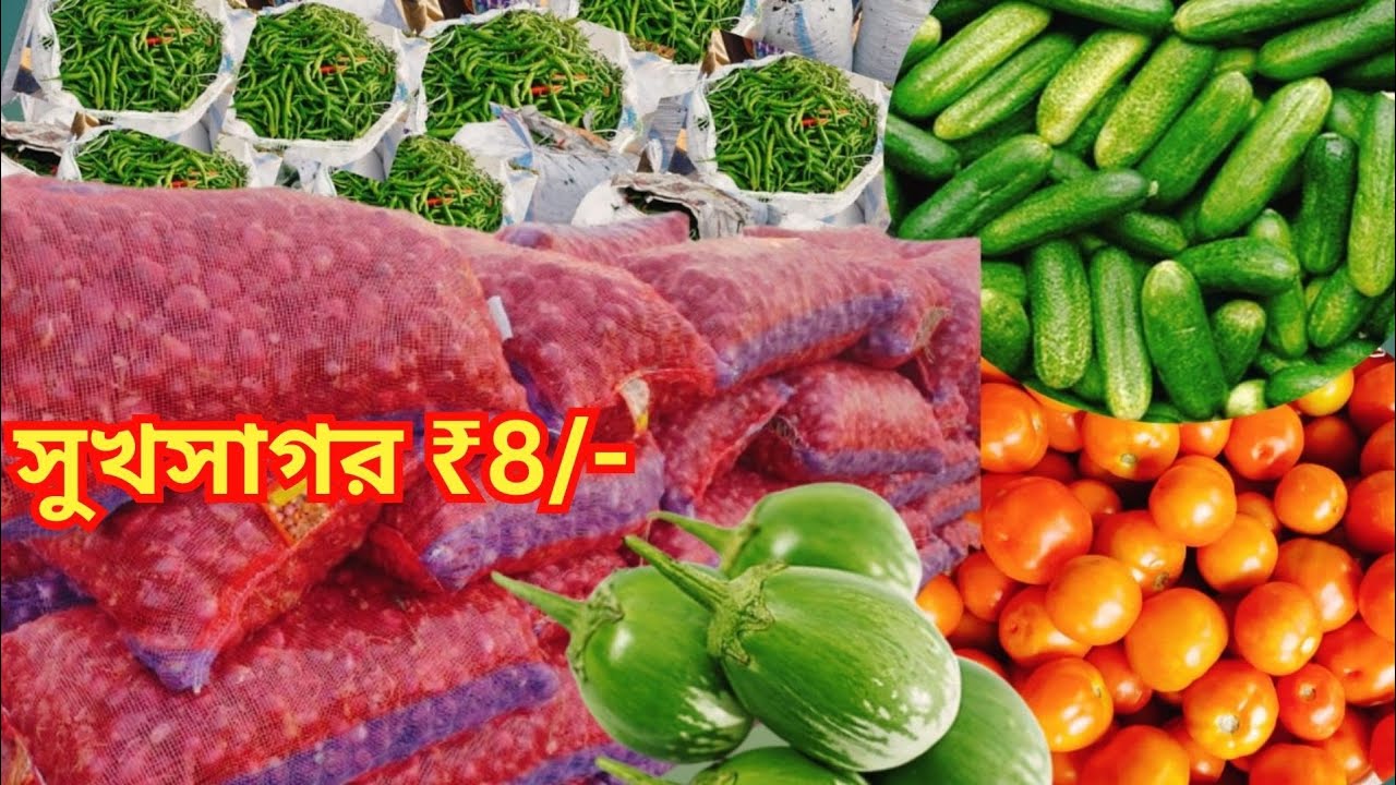 বেথুয়াদোহরী হাটে সবজির সাথে কুল শশা পেঁয়াজ লঙ্কার দাম কেমন | Bethuadohri/Nakashipara Sabji Market