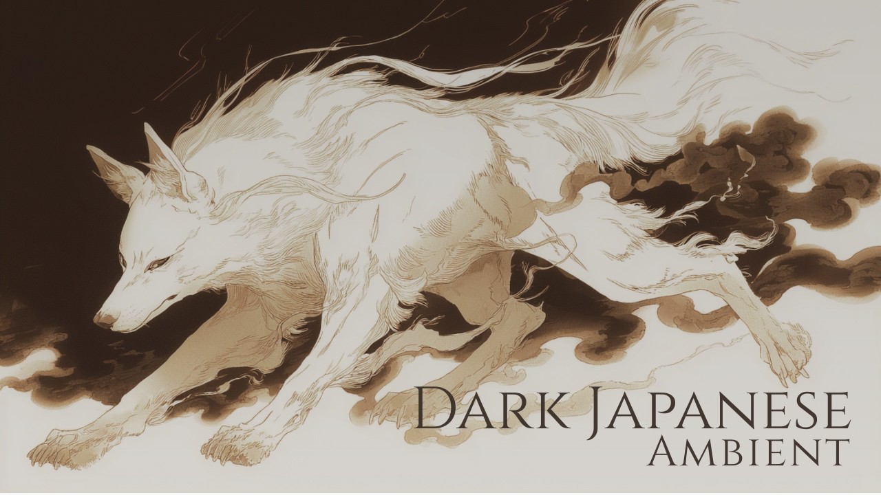 Dark Japanese Ambient — Koto & Shakuhachi for Deep Focus | Silent Inugami