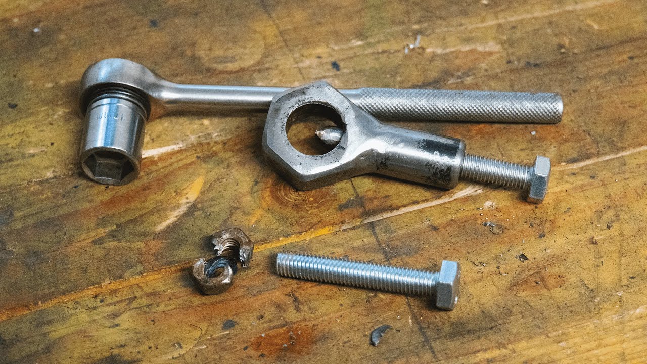 Homemade Nut Breaker for rusty Nuts