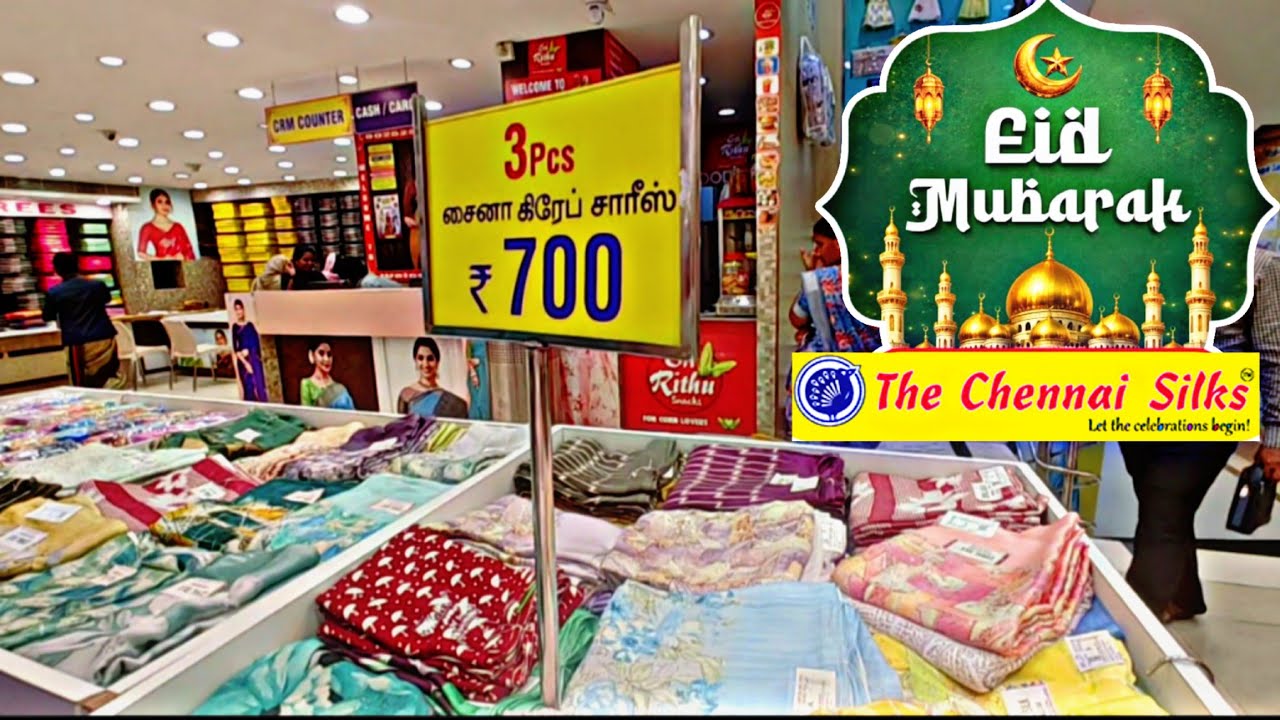 The Chennai Silks 3pcs Combo Basket Saree Collections 