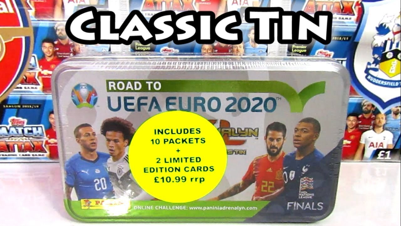 New Panini Adrenalyn XL Road To Euro 2020 Classic Tin Opening | 2 New Limited Editions