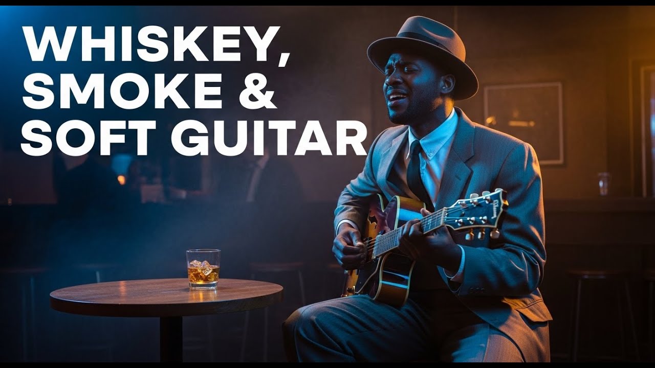 Late Night Calm Blues Live 24/7 | Whiskey, Smoke & Soft Guitar