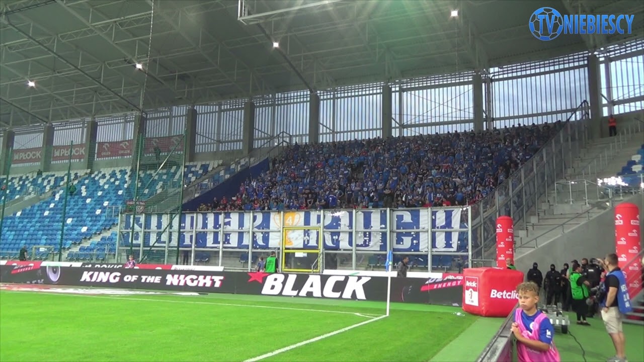 Doping Ruchu Chorzów w Płocku na Wiśle (26.08.2024)