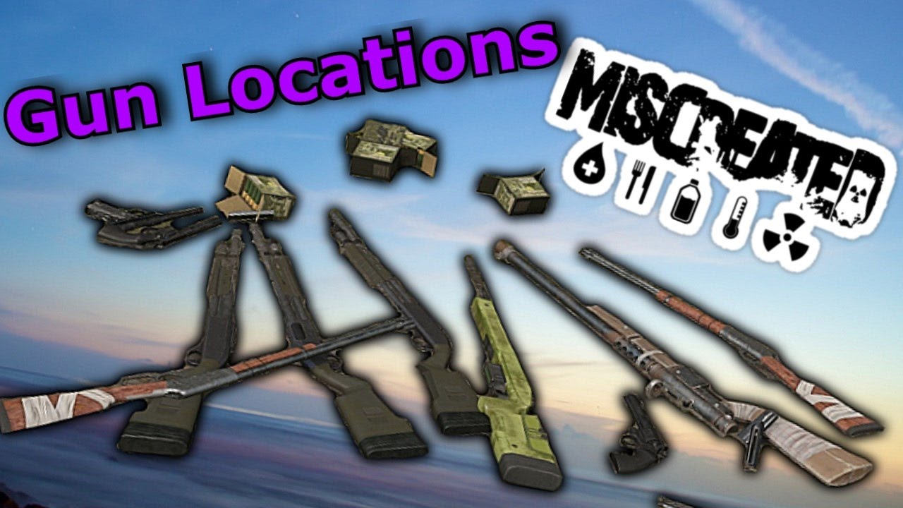 ☢Miscreated🔥 - Guide - Weapon spawns (M249, Kriss v, M55, M40A5, AKM, AT-15 and Mod16) [60FPS]
