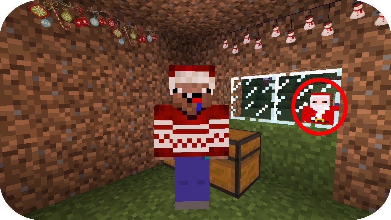 ESCAPA DE PAPA NOEL O MUERES LOS REGALOS DE SANTA CLAUS.EXE MINECRAFT TROLL