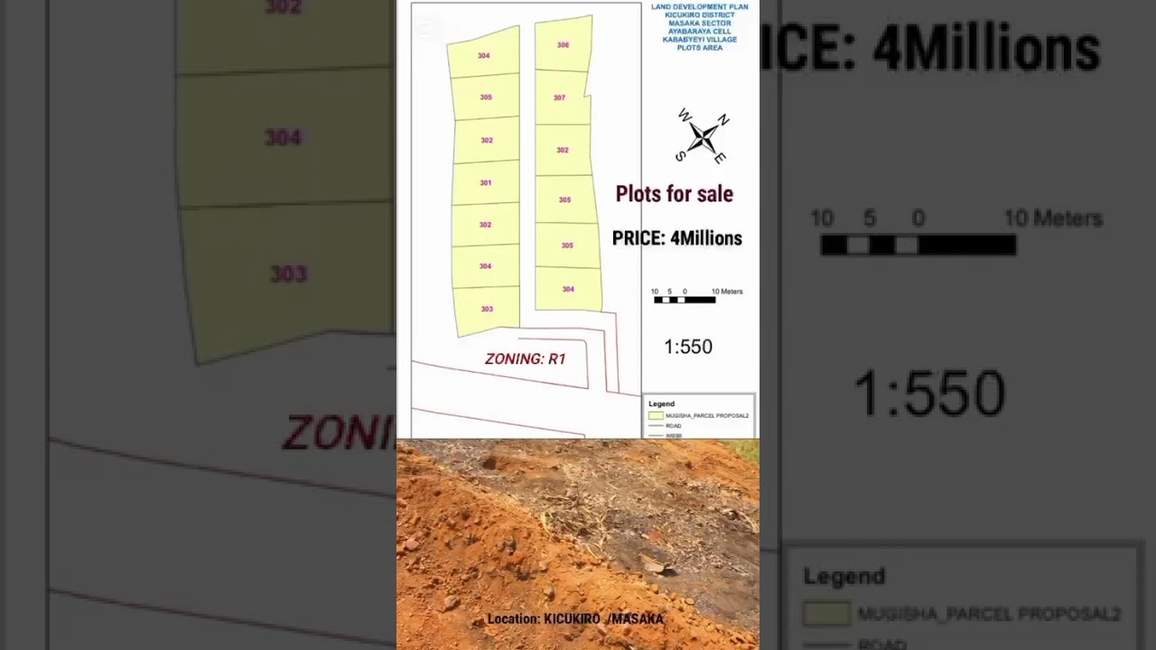 ibibanza byiza ngurisha masaka ayabaraya Kigali Rwanda million 4 Rwfs site +250780938932 subscribe