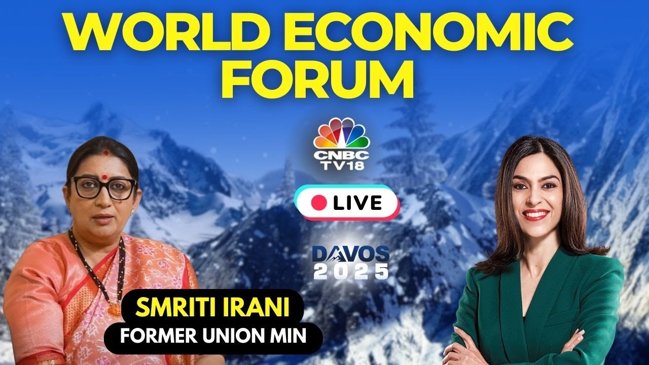 World Economic Forum LIVE | Smriti Irani Former Union Minister | Exclusive | N18G | CNBC TV18