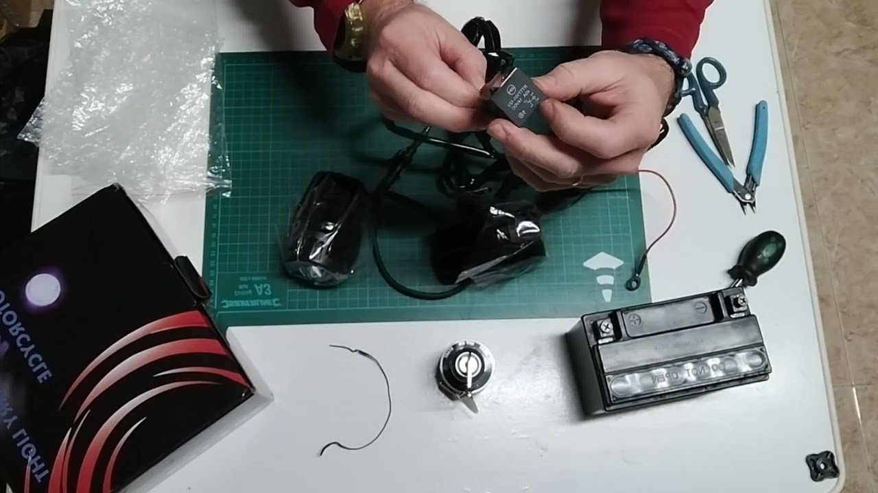Conexión eléctrica focos auxiliares AliExpress en Tracer 9