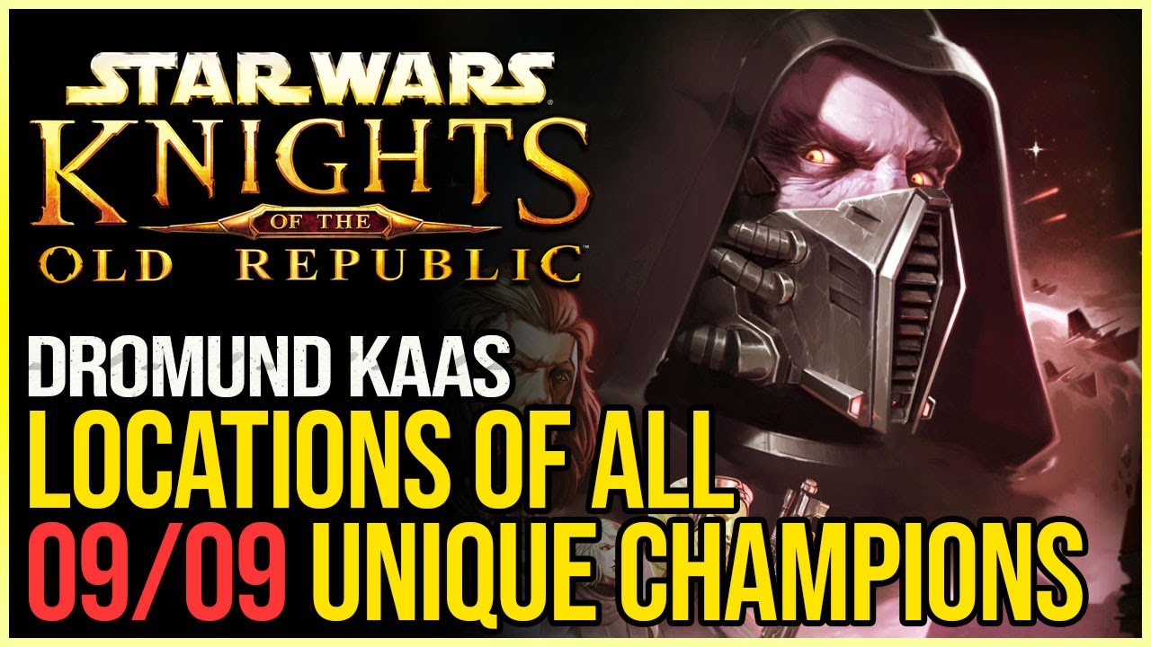 Tyrant of Dromund Kaas The Old Republic - All Champion Locations