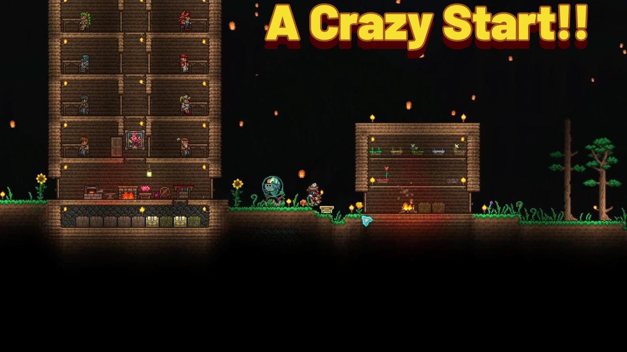 Crazy Start! Ep 2 | Terraria
