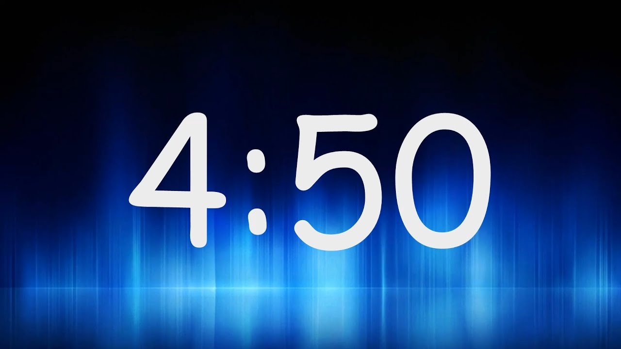 4:50 Minutes Timer / Countdown from 4min 50sec