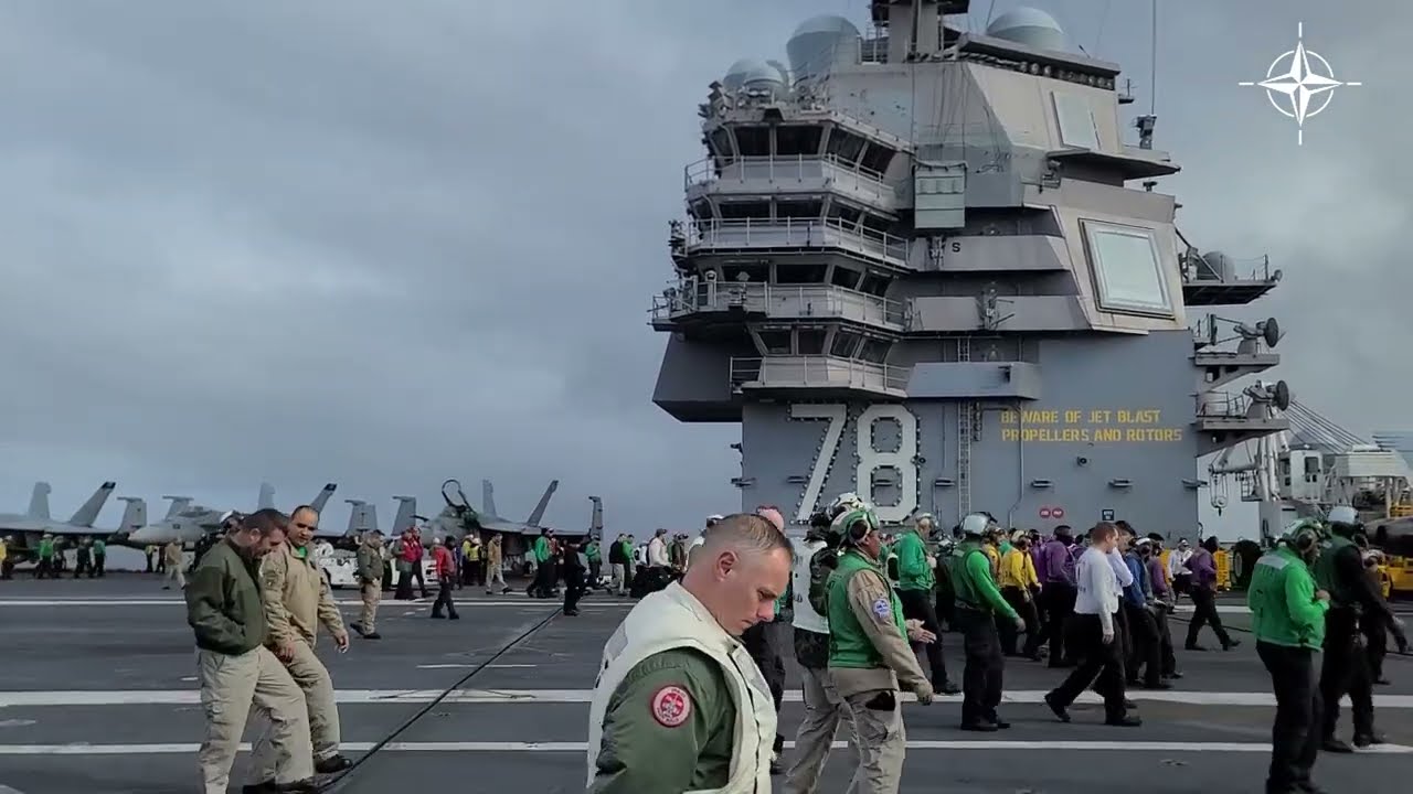 USS Gerald R. Ford FOD walkdown