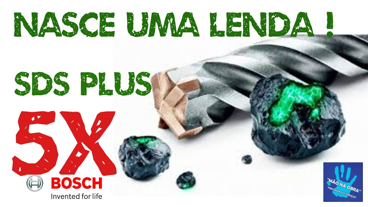 BROCAS  SDS PLUS 5 X BOSCH  essa destrói tudo