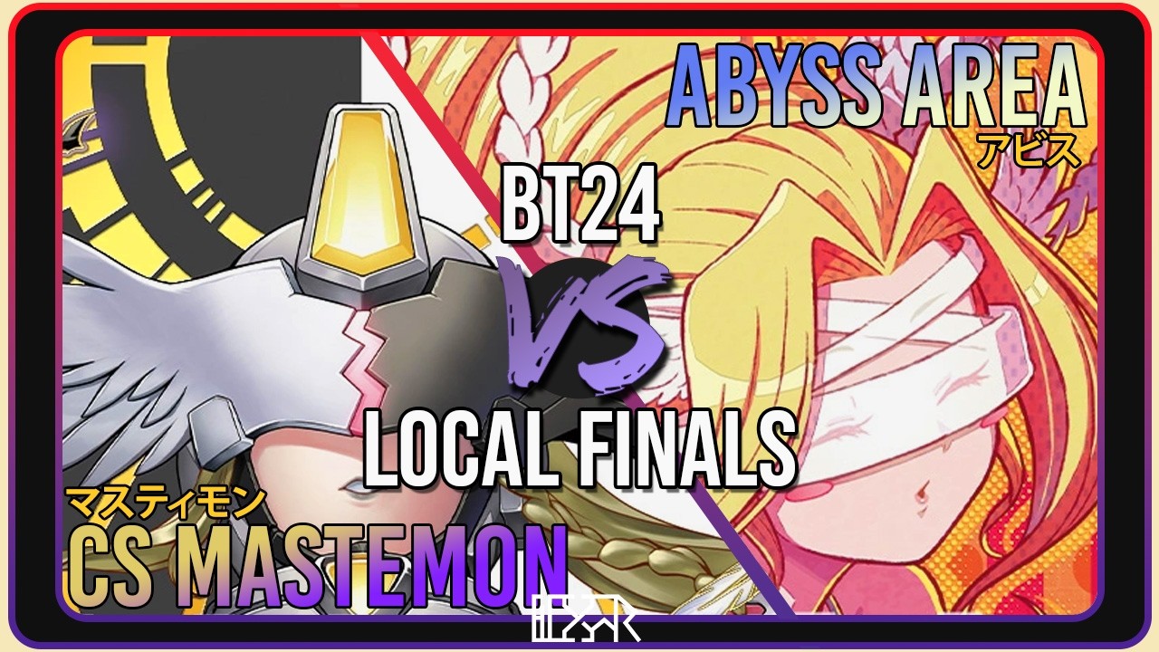 CS Mastemon vs Abyss Area [Digimon TCG BT24 Local FINALS] Match Commentary