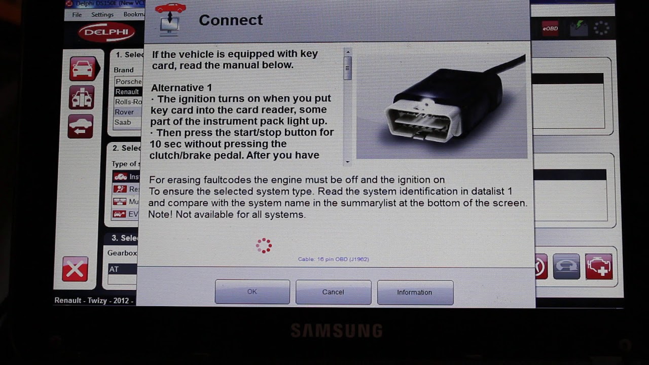 Diagnostic tool for Twizy...tester errors...Delphi