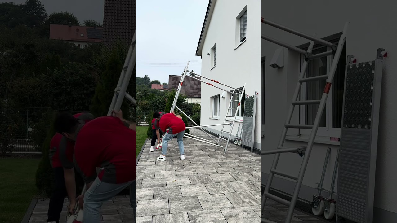 Fahrger&uuml;st Aufbau TYP 460331 | Rollger&uuml;st Aufbau