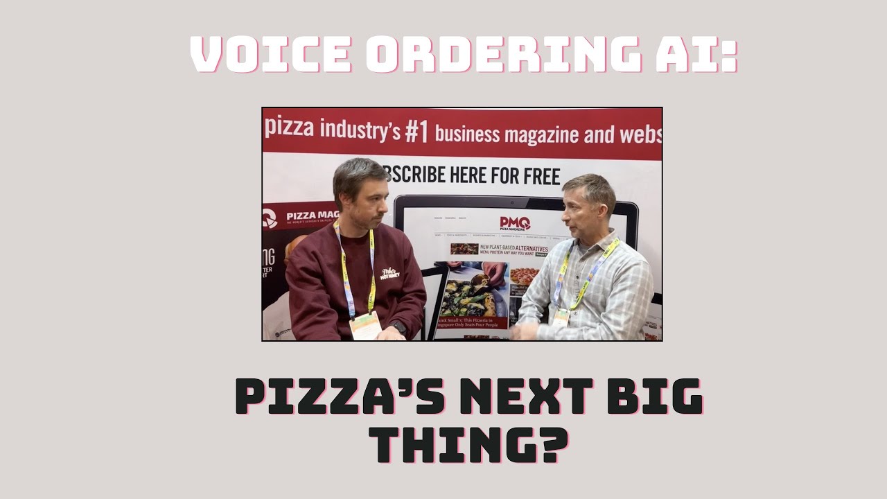 Тим Хоус рассказывает о голосовом заказе ИИ в сфере пиццерий