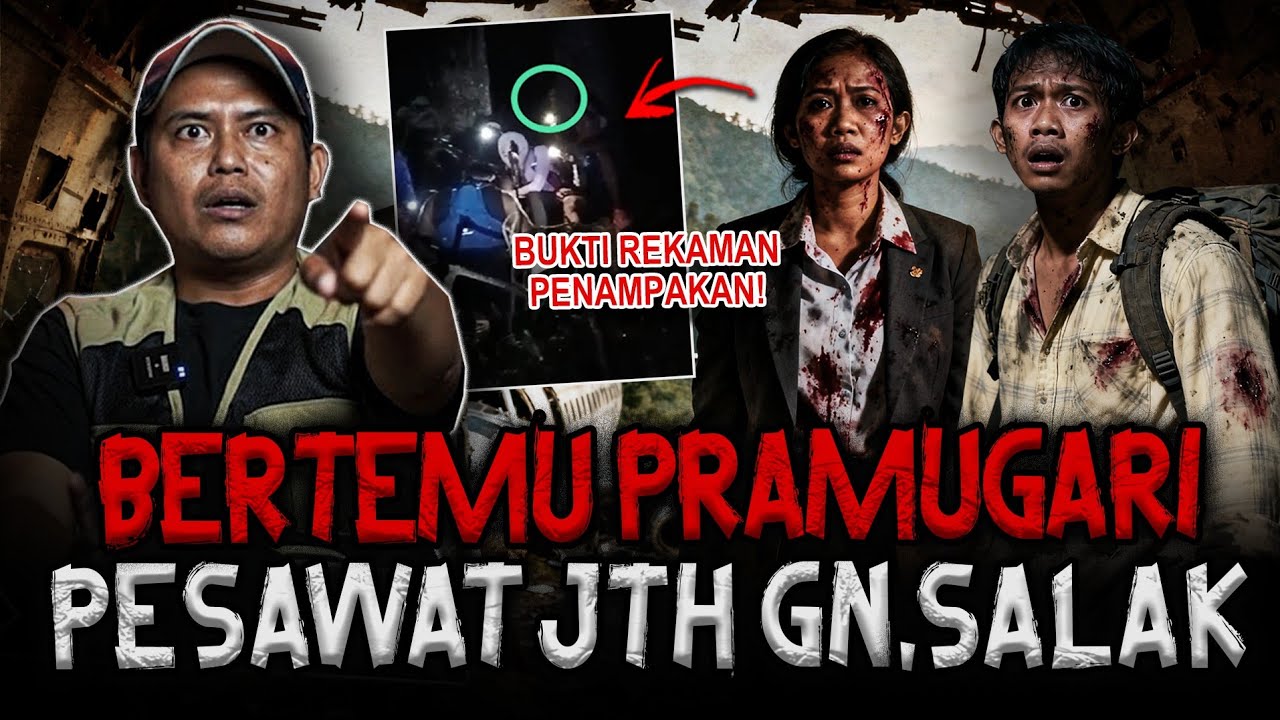 FULL MERINDING! ADA VIDEONYA!! BERTEMU PRAMUGARI PESAWAT JATUH DI GN. SALAK