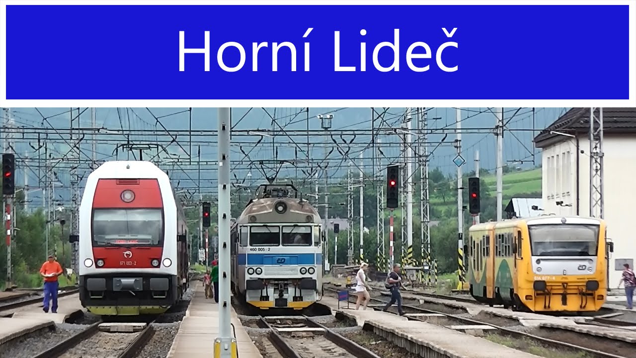 Vlaky Horní Lideč - 31.7.2014 / Czech Trains Horní Lideč