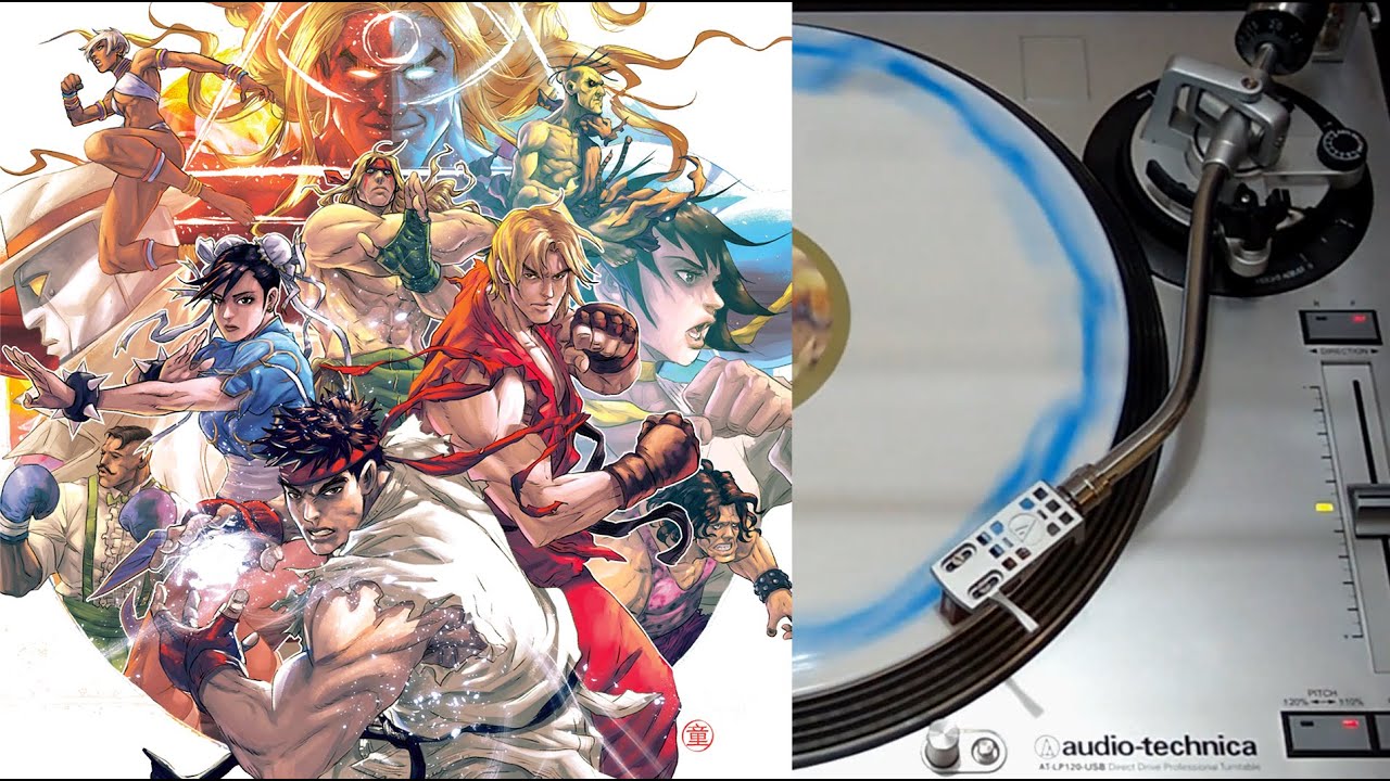 Street Fighter III: The Collection - OST vinyl LP face C (Laced Records)