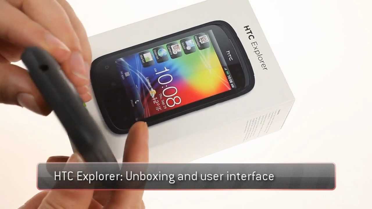 HTC Explorer unboxing and UI demo