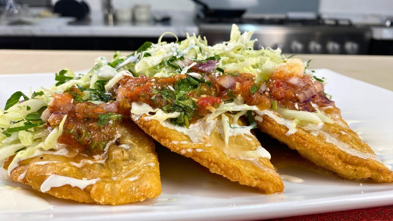 ¿Cómo Hacer QUESADILLAS FRITAS con Relleno de Pollo?